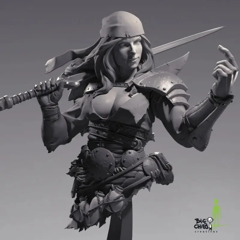 1/12 Alaana the Bloody Blade Bust [Songs of War Series] - Image 3